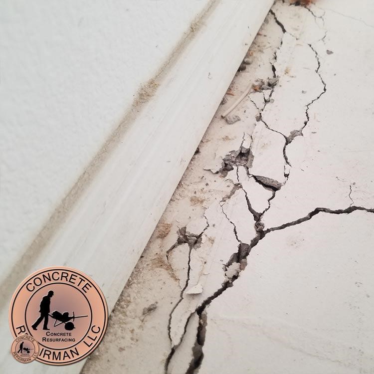Expert crack stitching for foundation repair by Concrete Repairman LLC
