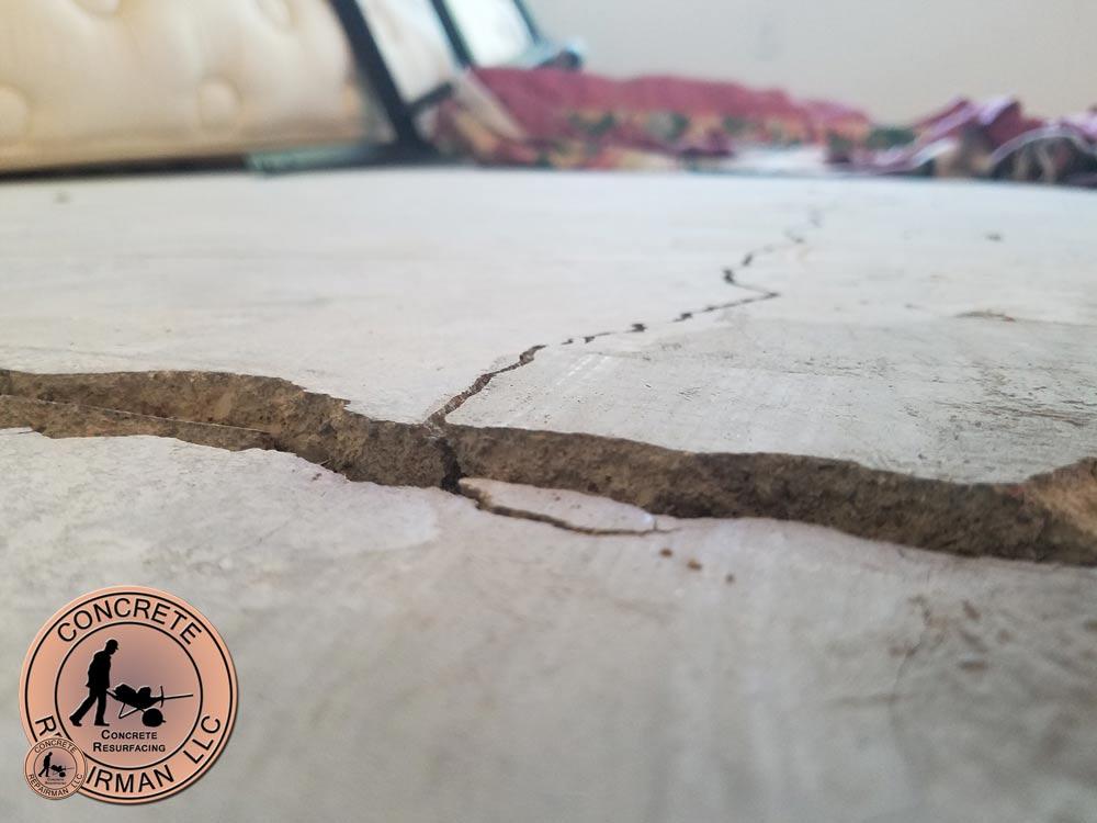 Heaved concrete floor leveling and repair Arizona