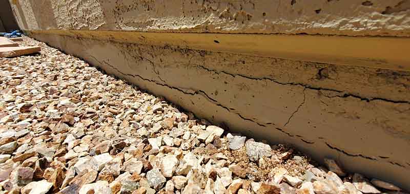 Phoenix stem wall cracks in foundation wall repair by Concrete Repairman LLC. Expert solutions to address structural issues. Call 602-418-2970!
