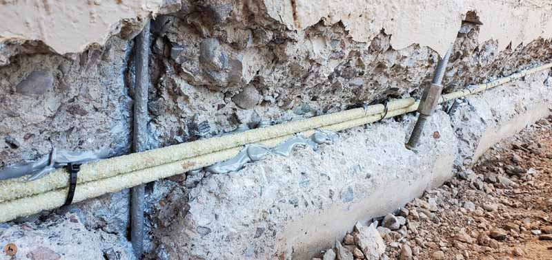 rusting rebar in your foundation walls - Concrete Repairman