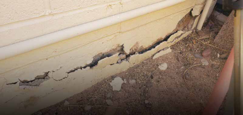Concrete Repairman® addresses foundation damage from oxidized rebar in Mesa, Arizona. Contact us at 602-418-2970 for expert repairs and restoration of your foundation's stability.