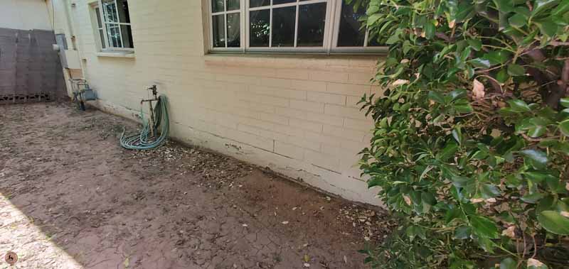 Oxidized Rebar expanding cracking foundation wall Phoenix Arizona