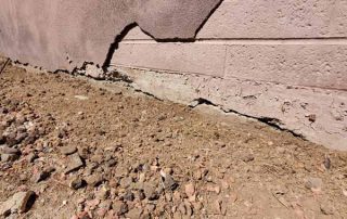 Concrete Repairman LLC repairs stem wall foundation cracks and spalling due to oxidized rebar in Phoenix, AZ. Our skilled team ensures your foundation's stability with professional repairs. Call 602-418-2970 for top-quality service.