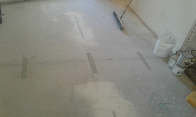epoxy slab stitching by Concrete Repairman LLC