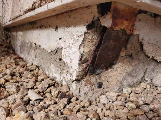 Tension-Ties-Strap-Corrosion-Hurricane-Strap-Repair-Scottsdale-Arizona - Concrete Repairman